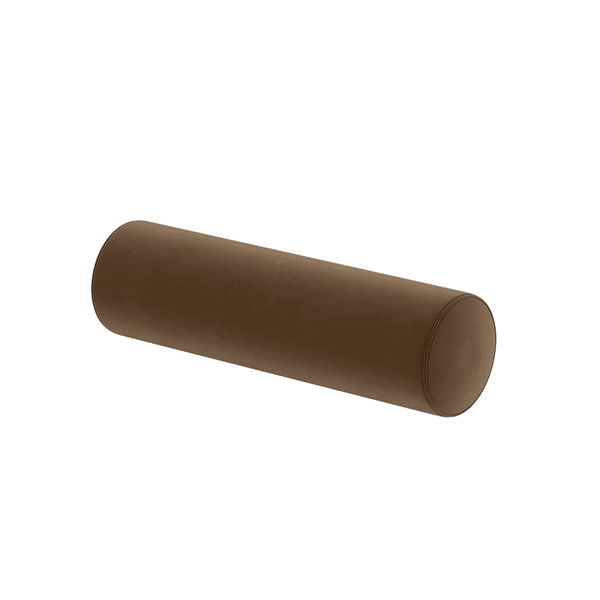 Cuscino cilindrico su misura in velluto - Nut - S6009,