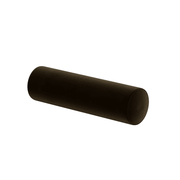 Cuscino cilindrico su misura in velluto - Black - S6014,