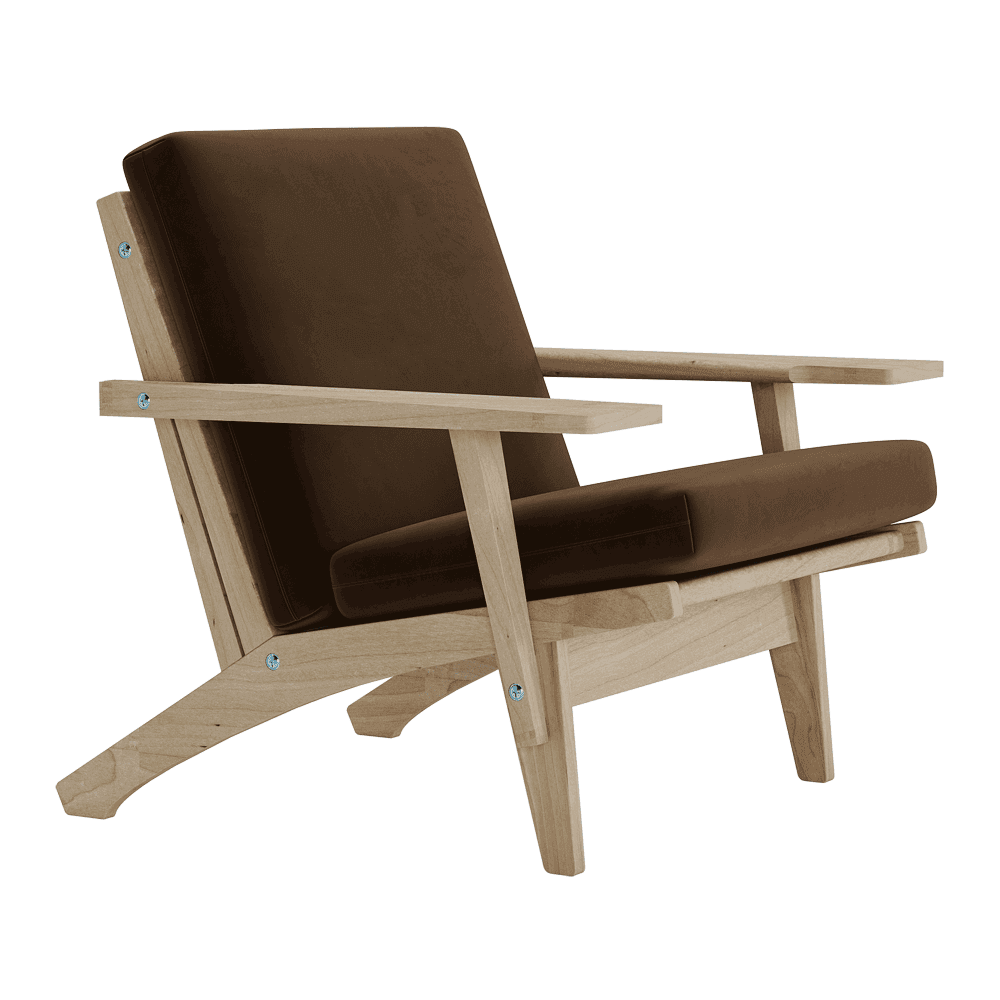 Visualizza l'immagine a schermo intero Set di cuscini per Wegner GE 370 in velluto