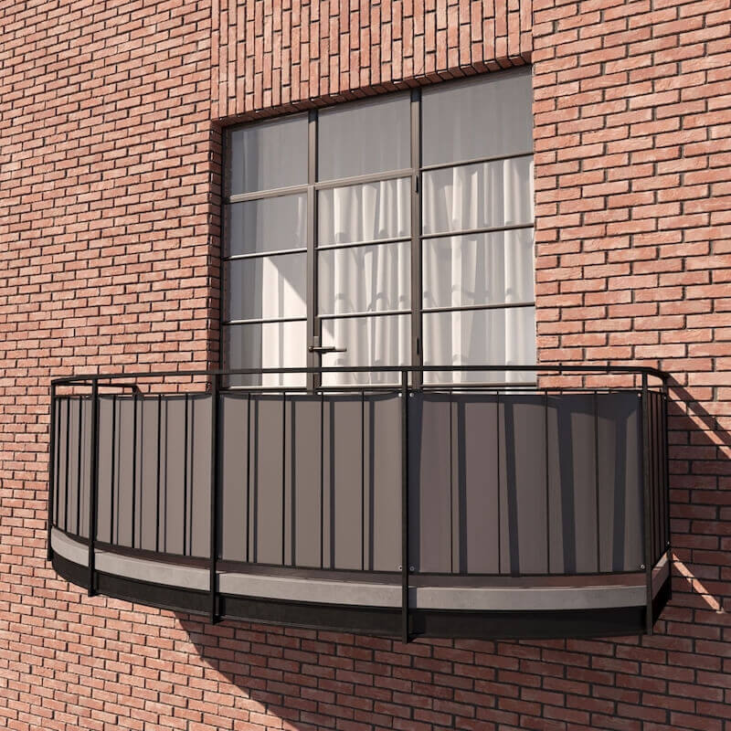 Visualizza l'immagine a schermo intero Telo frangivista per balcone in acrilico Premium