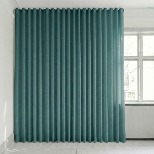 Tenda semitrasparente su misura – Rina - Turquoise - C1921