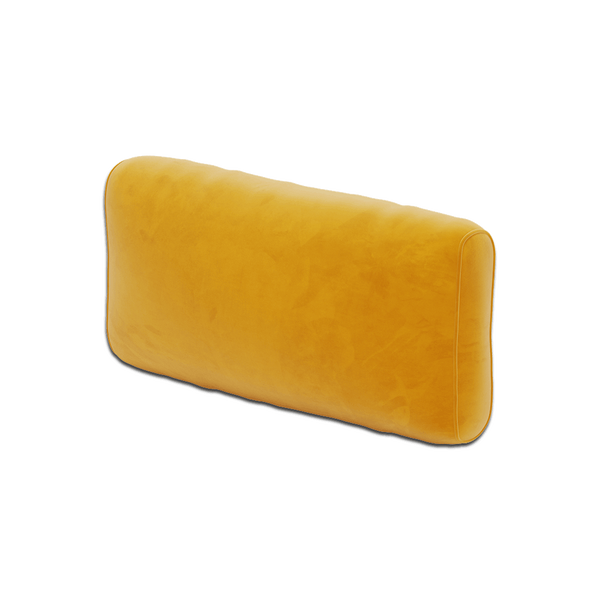 Cuscino per schienale morbido su misura in velluto - Honey. - S6022