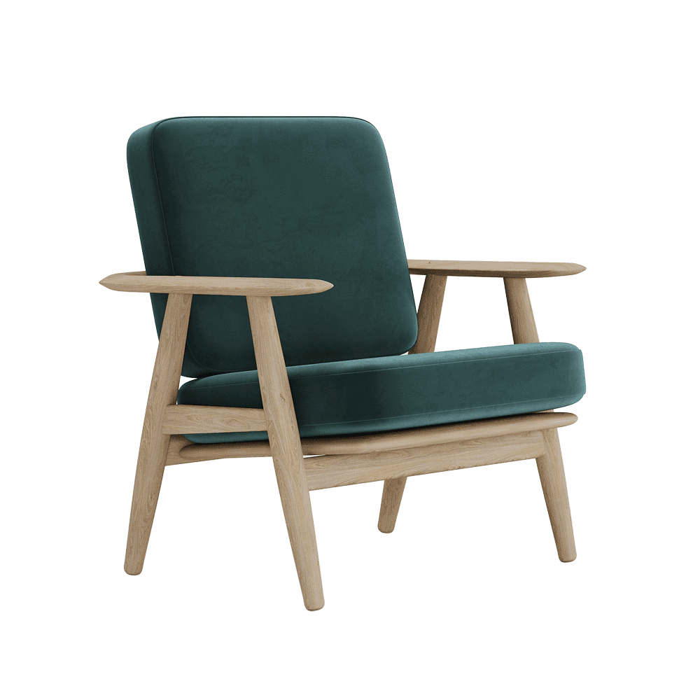 Set di cuscini per Wegner GE 240/290 in velluto