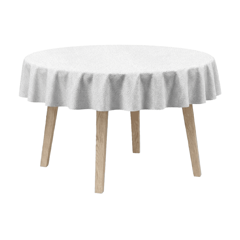 Tovaglia rotonda in misto cotone