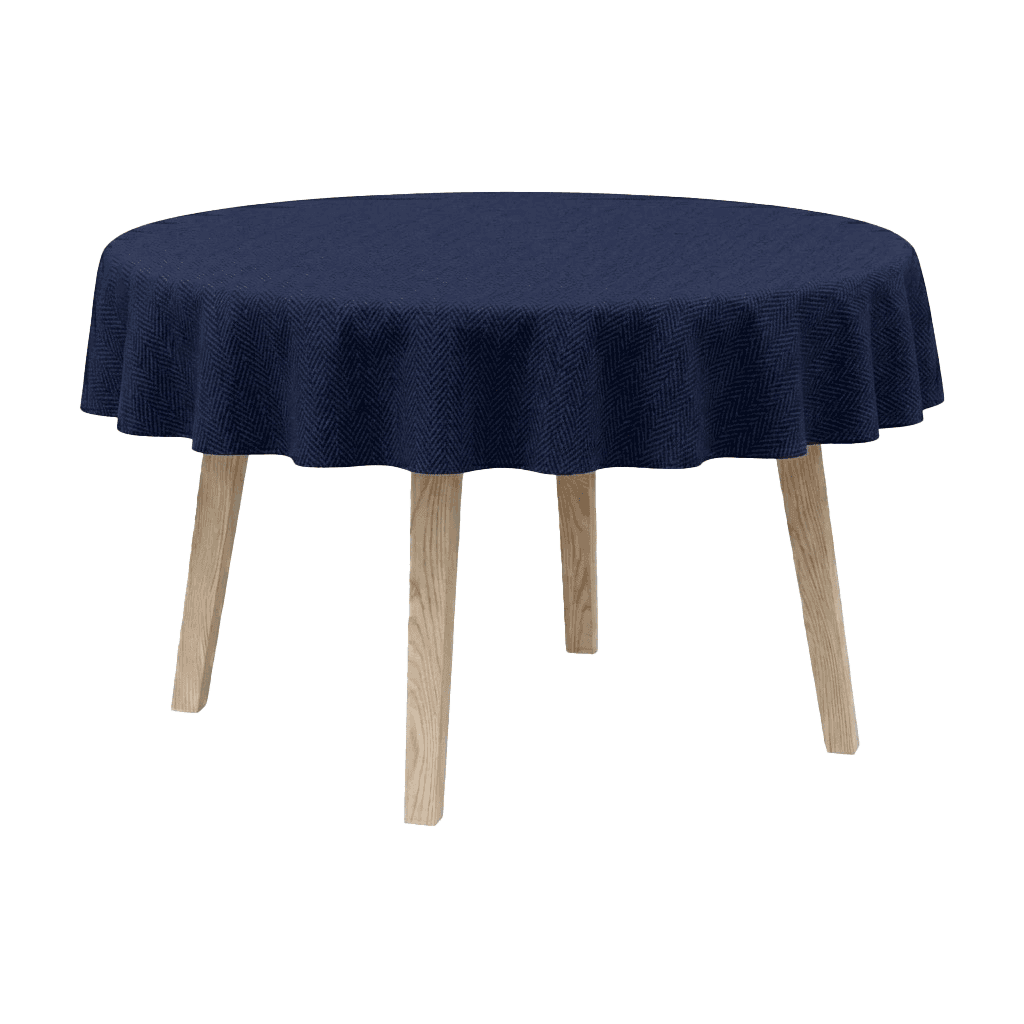 Tovaglia rotonda in misto cotone