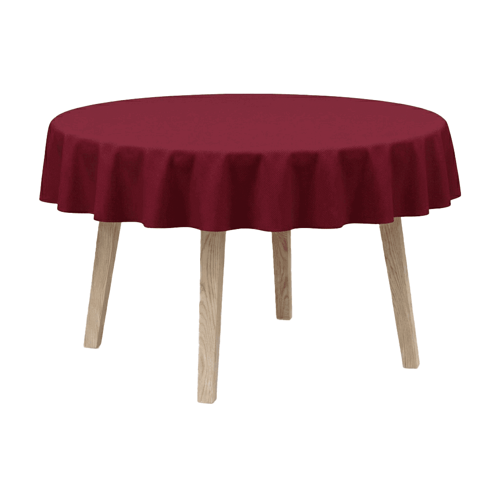 Tovaglia rotonda in misto cotone
