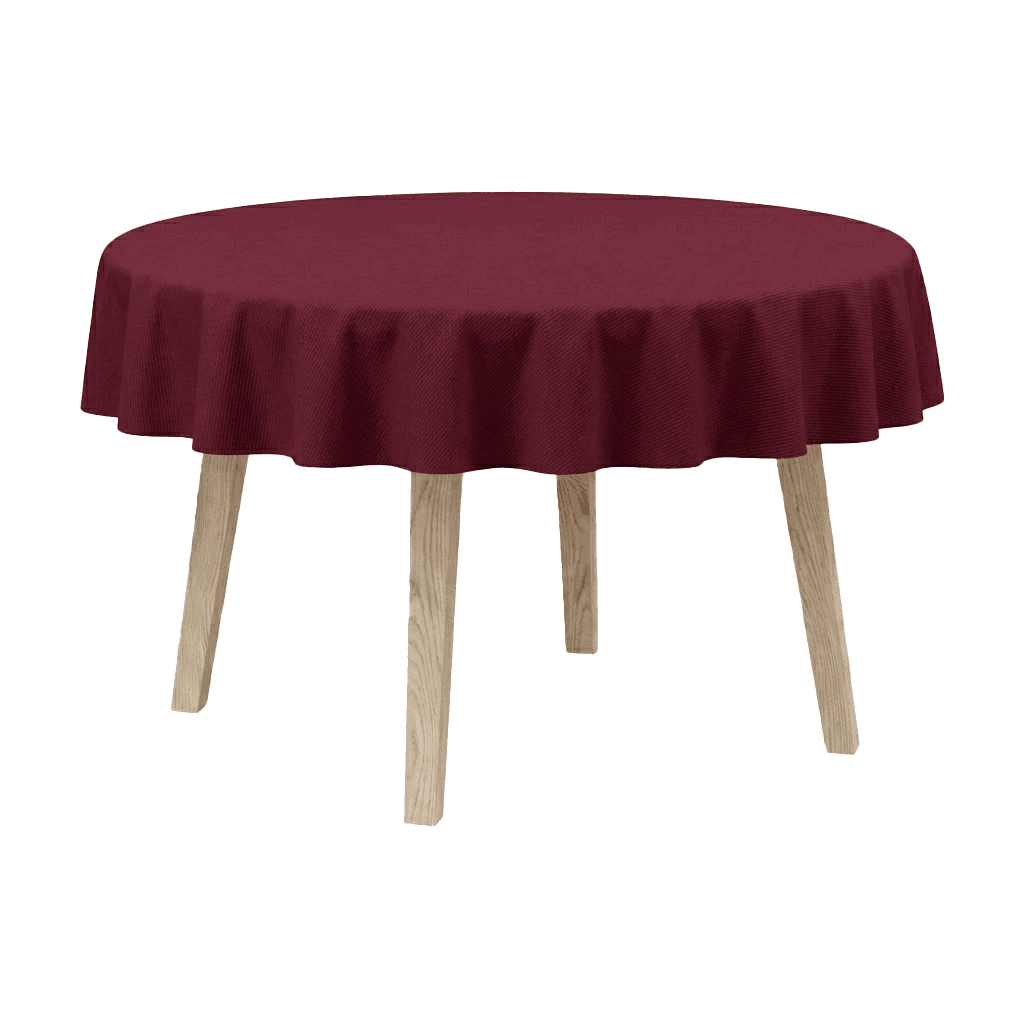 Tovaglia rotonda in misto cotone
