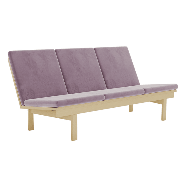 Set di cuscini per Wegner GE 240/290 in velluto - Velour - Grape - S6007.