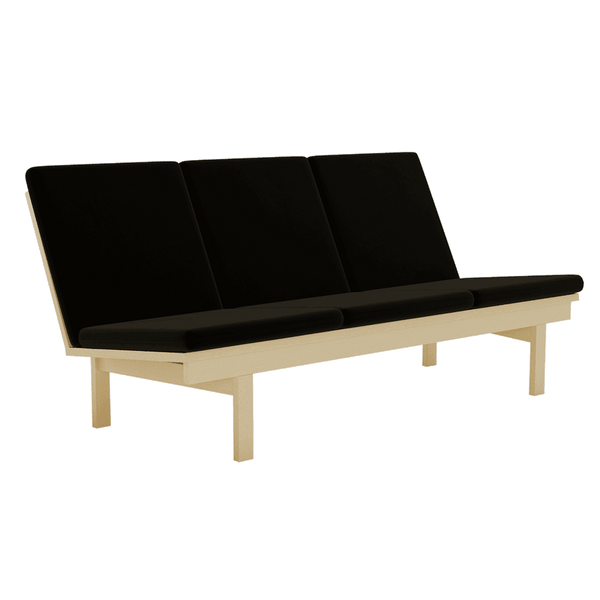 Set di cuscini per Wegner GE 240/290 in velluto - Velour - Black - S6014.