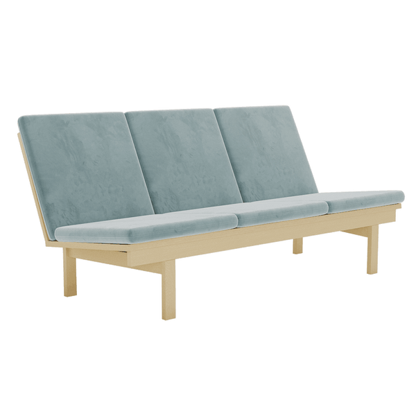 Set di cuscini per Wegner GE 240/290 in velluto - Velour - Cloud - S6017.