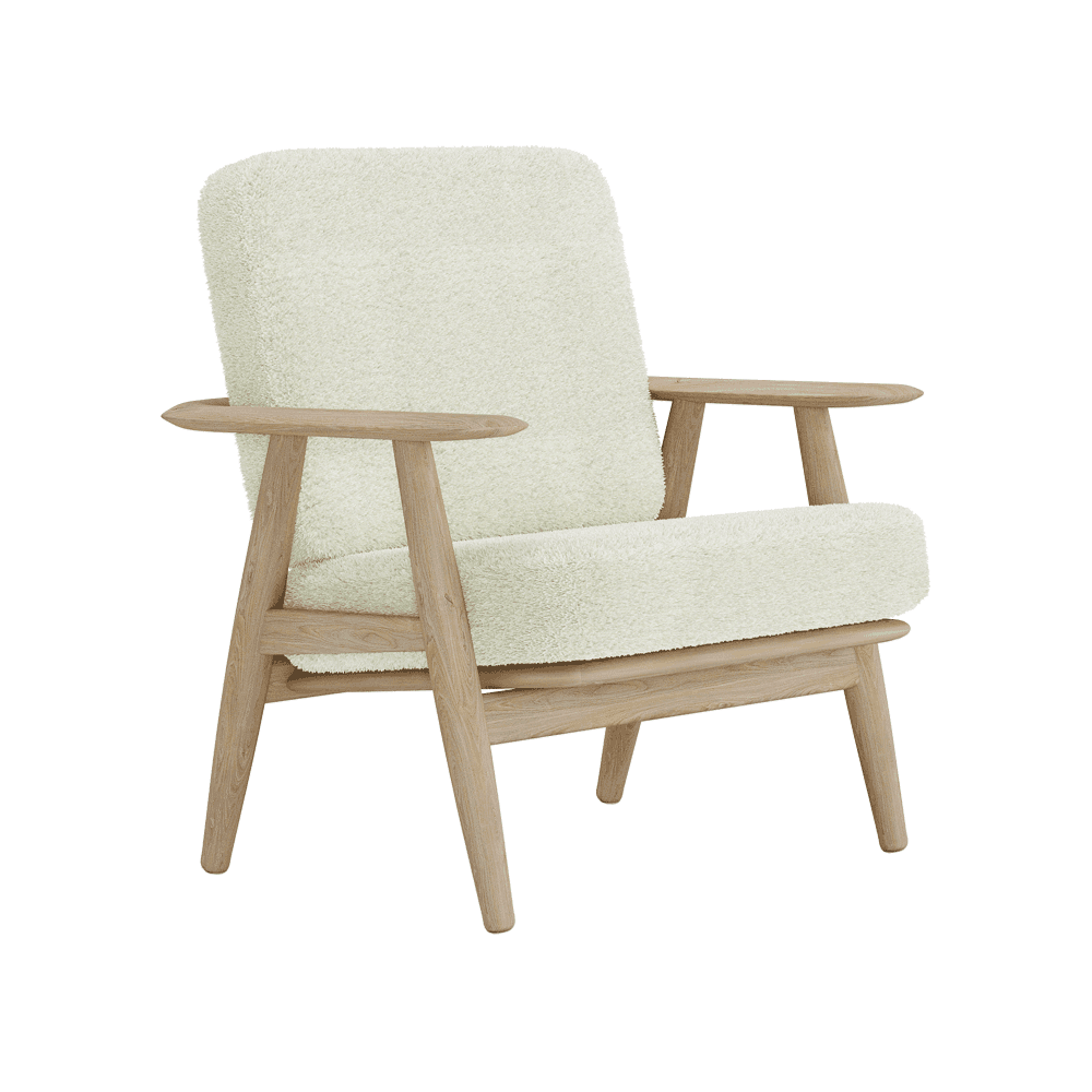 Set di cuscini per Wegner GE 240/290 in bouclé