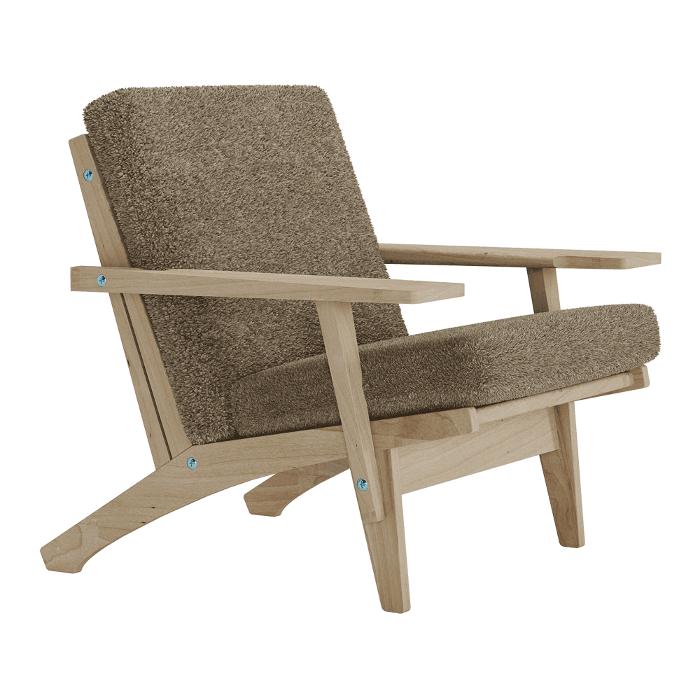 Set di cuscini per Wegner GE 370 in bouclé