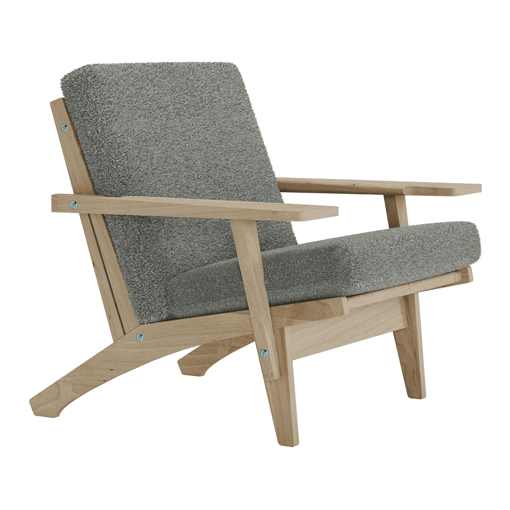 Set di cuscini per Wegner GE 370 in bouclé