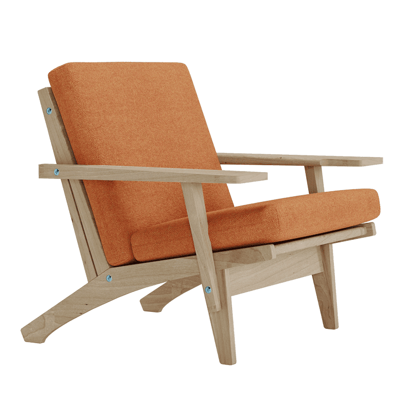 Set di cuscini per Wegner GE 370 in lana