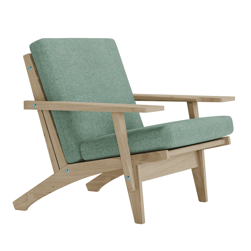 Set di cuscini per Wegner GE 370 in lana