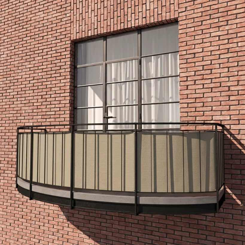 Telo frangivista per balcone in olefina Sunproof