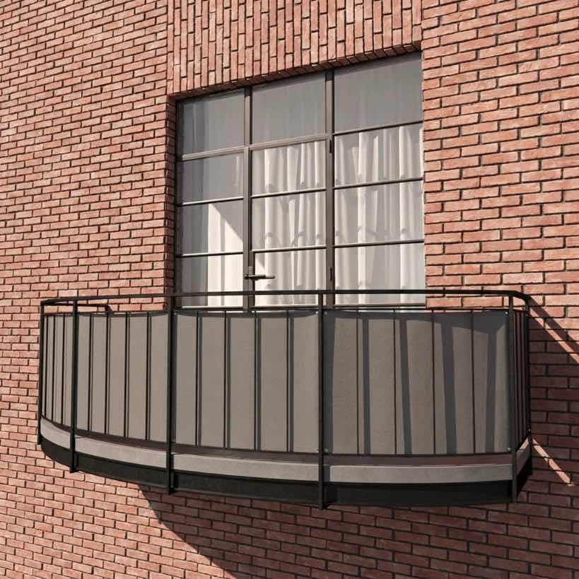 Telo frangivista per balcone in olefina Sunproof