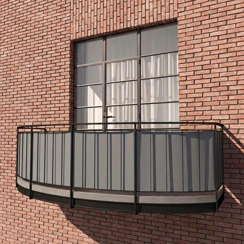 Telo frangivista per balcone in olefina Sunproof