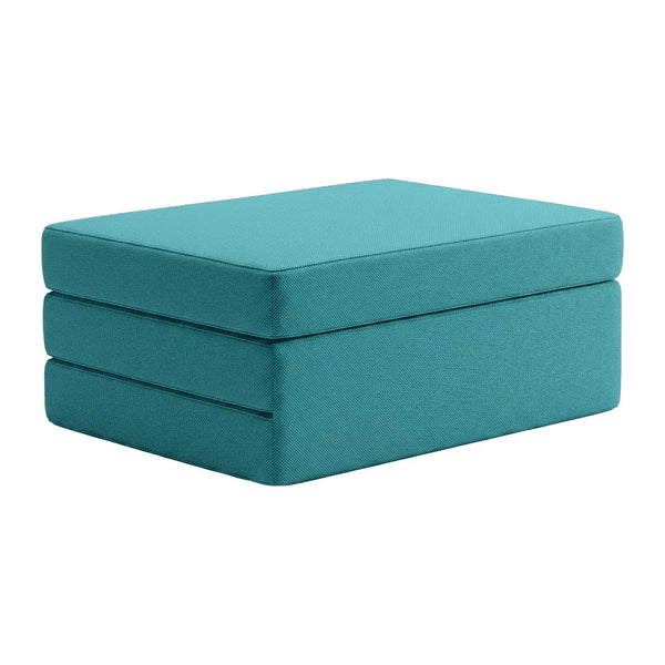 Materasso pieghevole su misura in Sunbrella - Turchese - S4229
