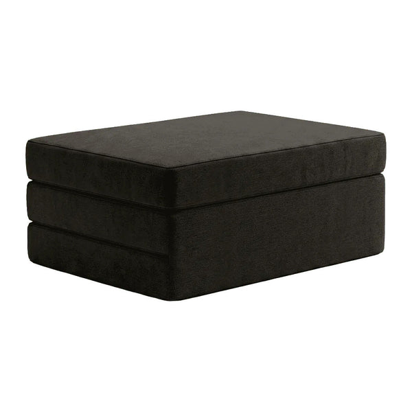 Materasso pieghevole su misura in velluto - Black - S6014