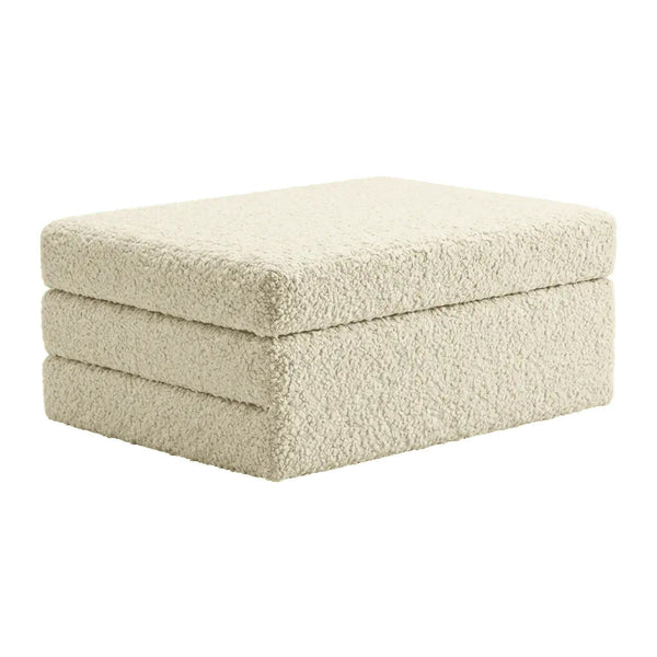 Materasso pieghevole su misura in bouclé - Milk - S2000