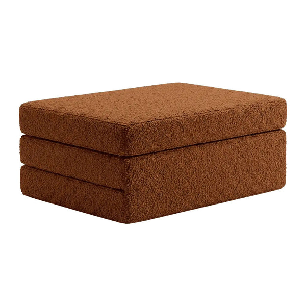 Materasso pieghevole su misura in bouclé - Pumpkin Spice - S2002