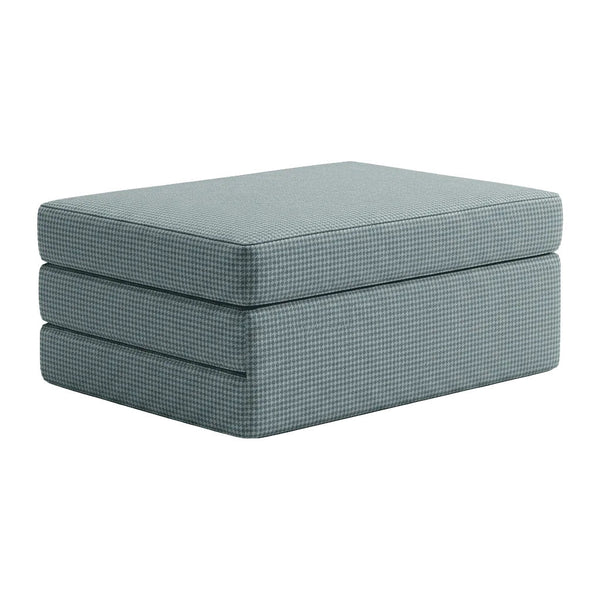 Materasso pieghevole su misura in lana fantasia - Blue Mirage - S7108