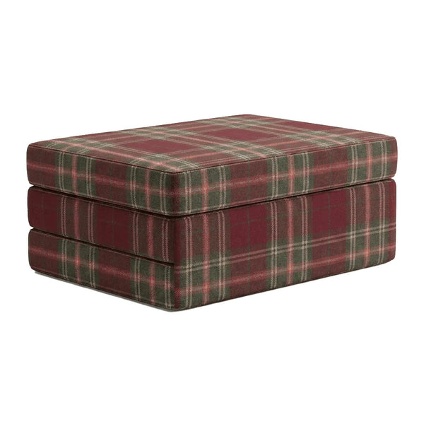 Materasso pieghevole su misura in lana fantasia - Cranberry - S7206