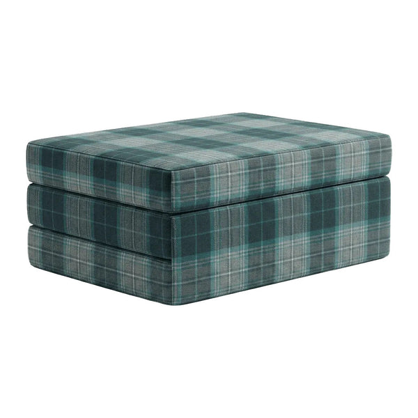 Materasso pieghevole su misura in lana fantasia - Midnight Navy - S7209