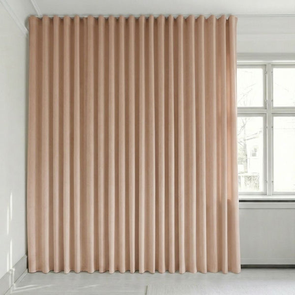 Tenda in velluto su misura – Bris - Dusty Rose - C2637