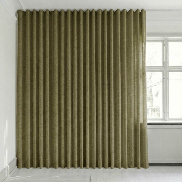 Tenda semitrasparente su misura – Disa - Forest Green - C2422