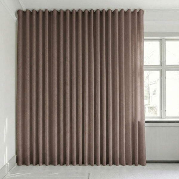 Tenda semitrasparente su misura – Rina - Earth Brown - C1911