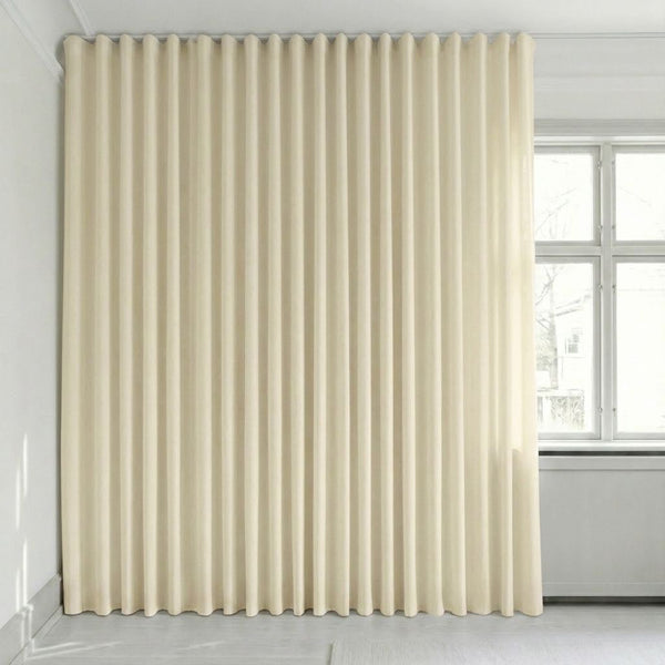 Tenda semitrasparente su misura – Rina - Pale Ivory - C1901