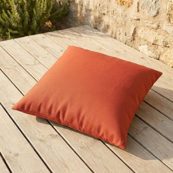 Cuscino da pavimento su misura in Sunproof - Tangerine - S5214.