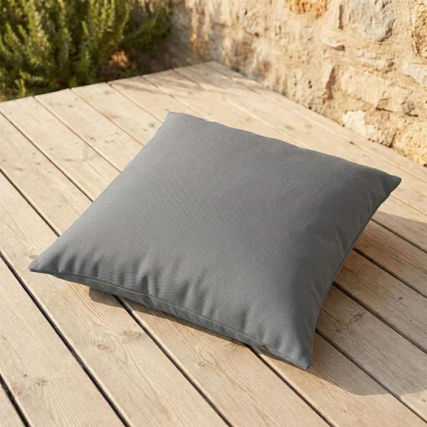 Cuscino da pavimento su misura in Sunproof - Silver - S5206.