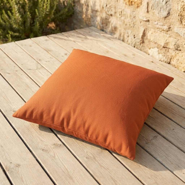 Cuscino da pavimento su misura in Sunproof - Rust - S5213.