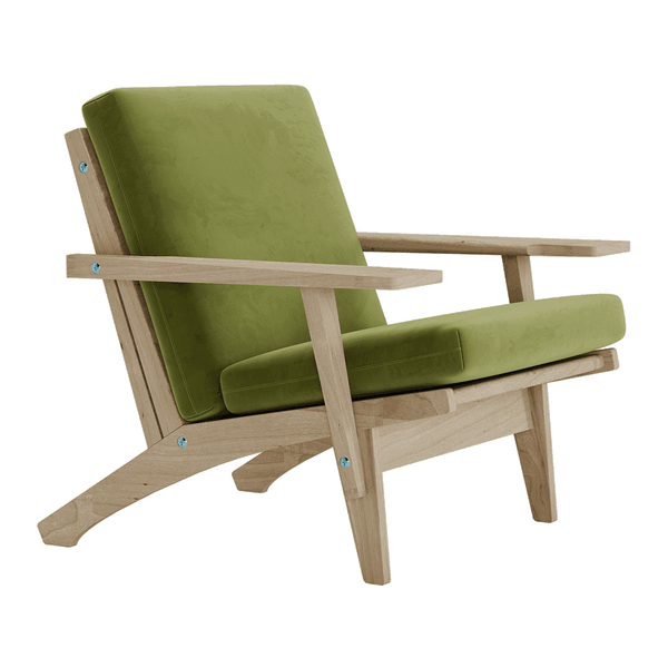 Set di cuscini per Wegner GE 370 in velluto - Olive - S6020.