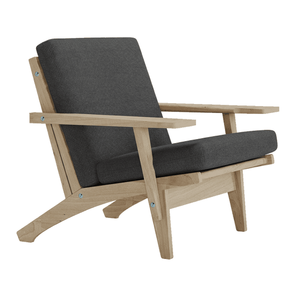 Set di cuscini per Wegner GE 370 in Cosy - Dark grey - S8104