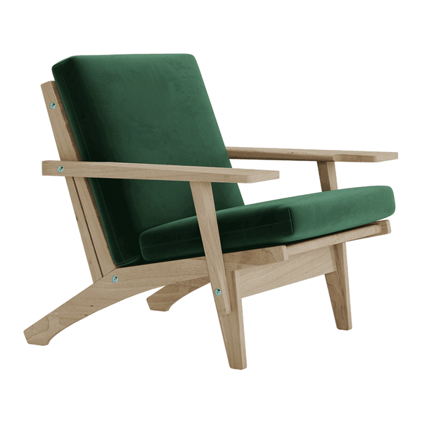 Set di cuscini per Wegner GE 370 in velluto - Forest - S6019.