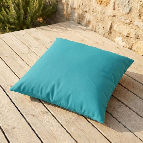 Cuscino per schienale su misura in Sunbrella - Turchese - S4229´