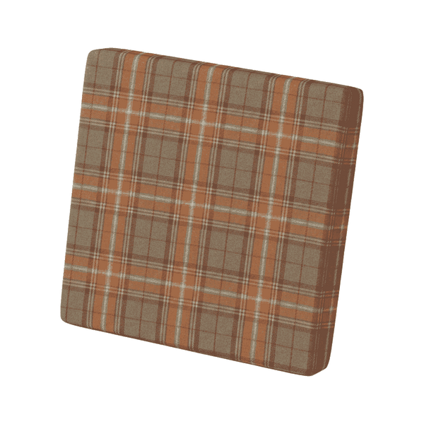 Cuscino per schienale su misura in lana fantasia - Peach Glow - S7204.