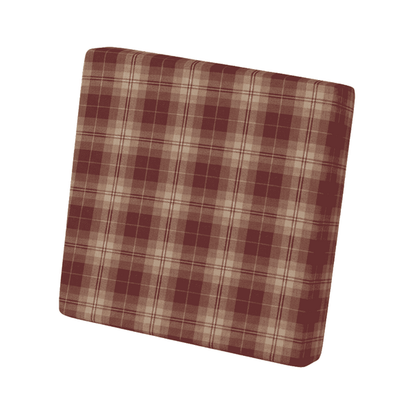 Cuscino per schienale su misura in lana fantasia - Mahogany - S7205.