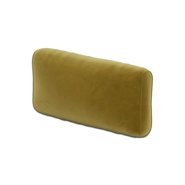 Cuscino per schienale morbido su misura in velluto - Bronze. - S6010
