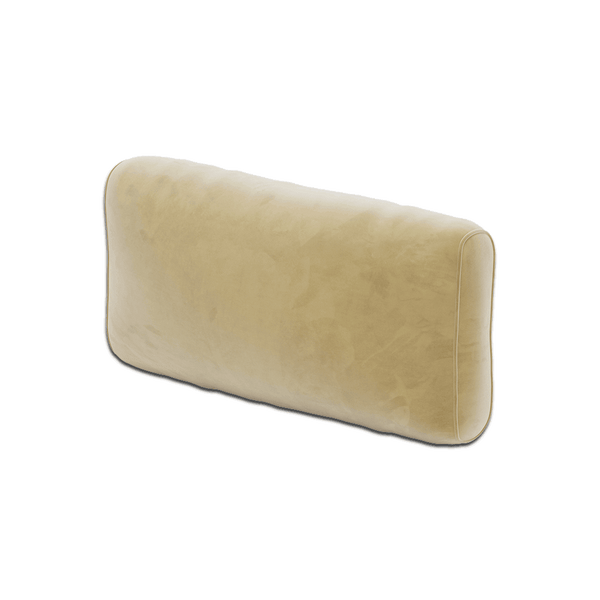 Cuscino per schienale morbido su misura in velluto - Sand. - S6002