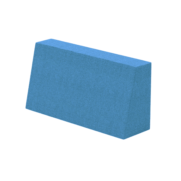 Cuscino per schienale inclinato su misura in Cosy - Light blue - S8113
