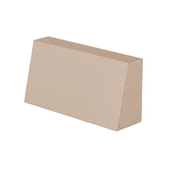 Cuscino per schienale inclinato su misura in lana fantasia - Cedar Wood - S7100.