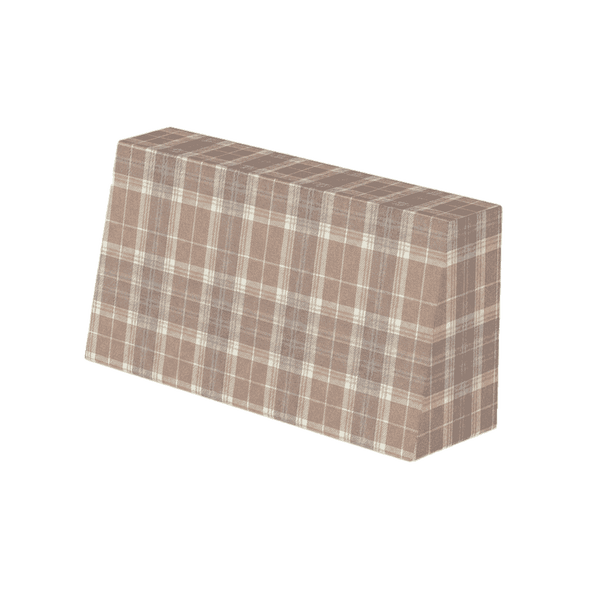 Cuscino per schienale inclinato su misura in lana fantasia - Oak Bark - S7200.