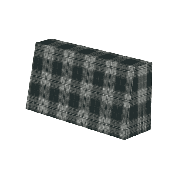 Cuscino per schienale inclinato su misura in lana fantasia - Obsidian - S7211.