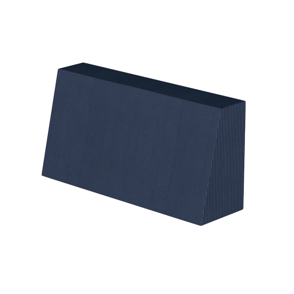 Cuscino per schienale inclinato su misura in Velvet - Denim - S2509:
