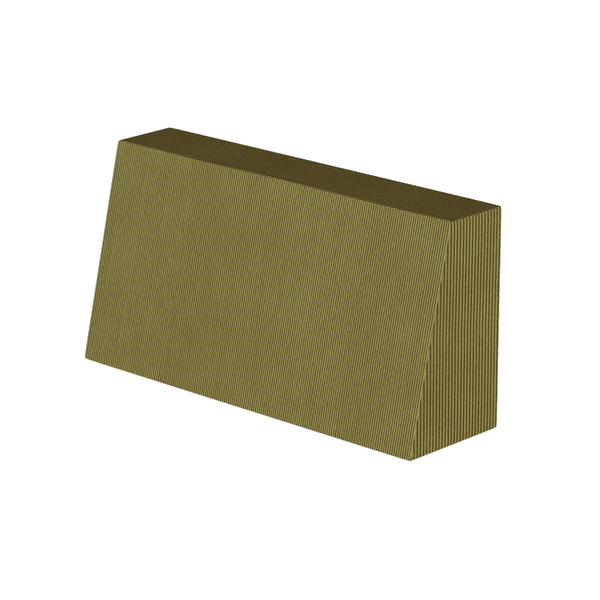 Cuscino per schienale inclinato su misura in Velvet - Army - S2506: